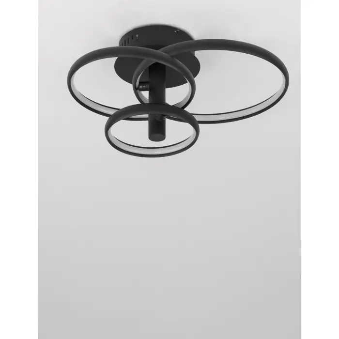 EMIL PLAFONSKA SVJETILJKA LED 30W/3000K/2300lm/DIMM/IP20/CRNA