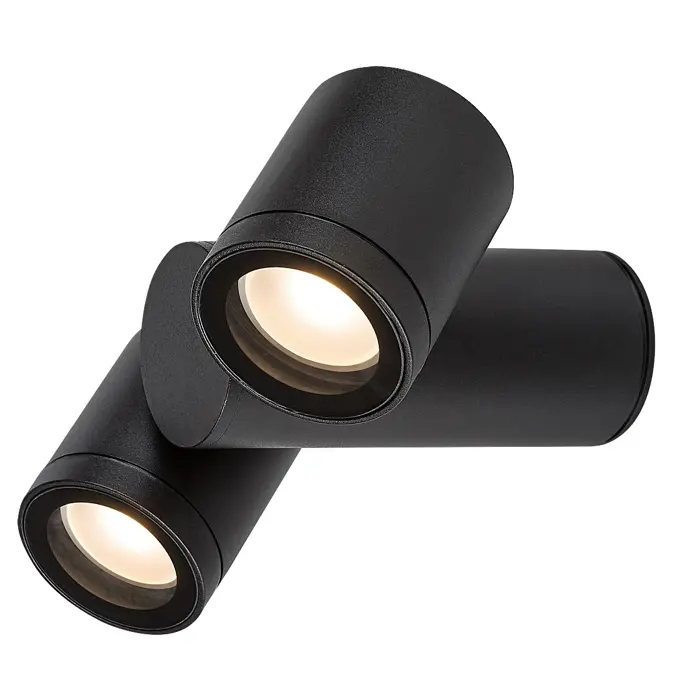 ENOL VANJSKA ZIDNA SVJETILJKA GU10 2x MAX 35W/CRNA/IP44