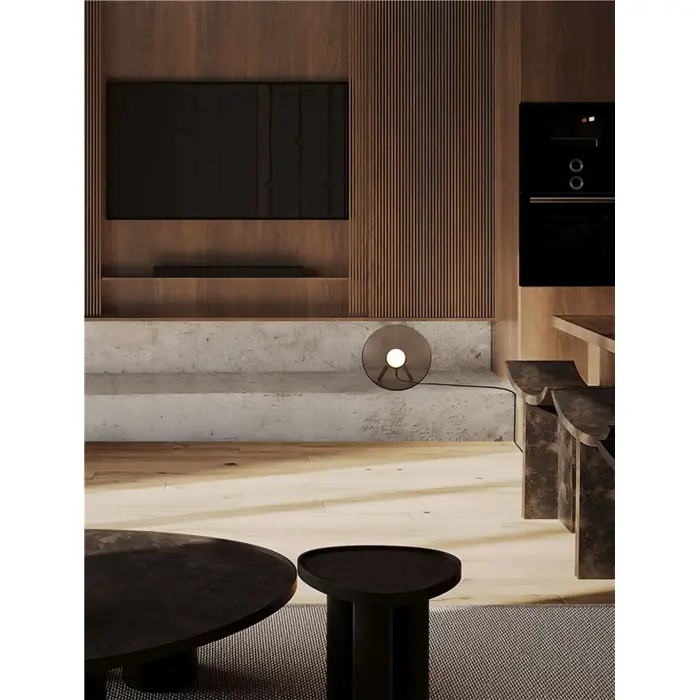 ESTI STOLNA LED SVJETILJKA TAMNO SMEĐA 16W IP20 3000K PRIGUŠLJIVA