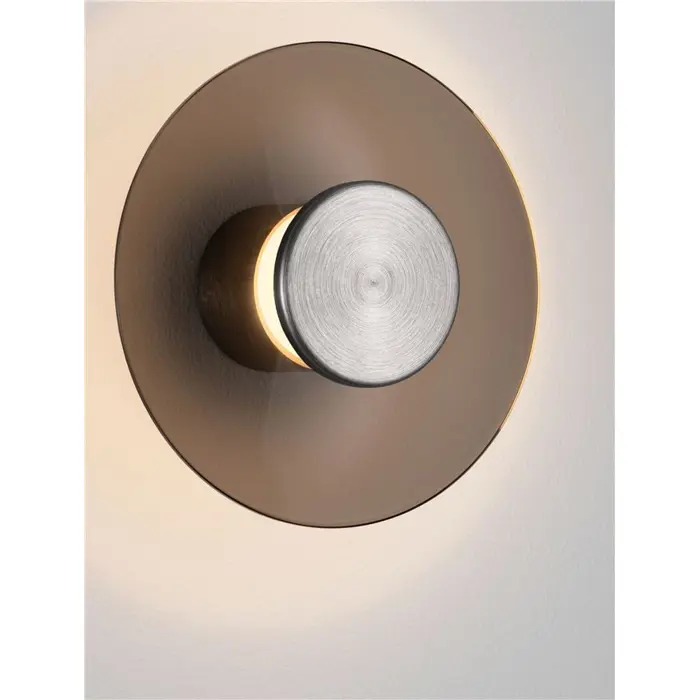 ESTI ZIDNA LED SVJETILJKA TAMNO SMEĐE STAKLO 7W IP20 3000K