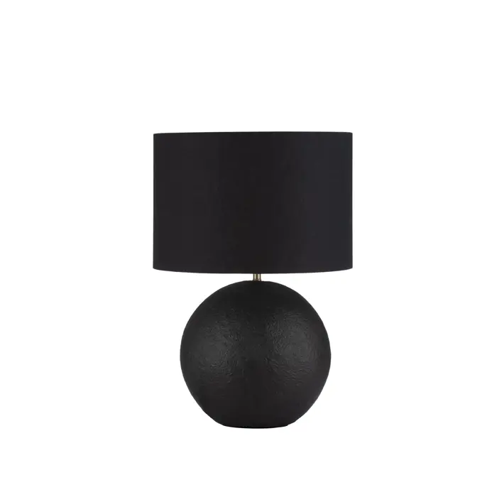 EVER 40 STOLNA SVJETILJKA CRNA/TKANINA E27 1X12W IP20