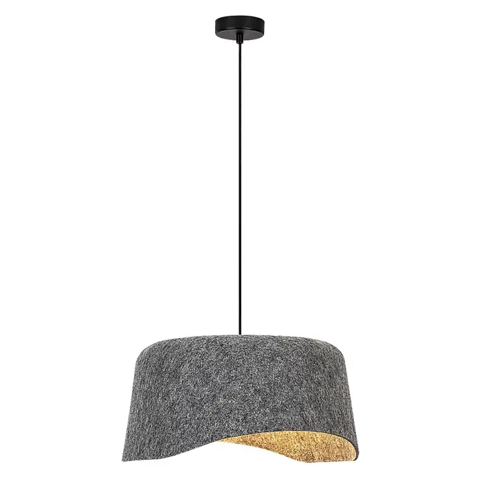 Farelia VISILICA E27 1x MAX 10W/CRNA/IP20