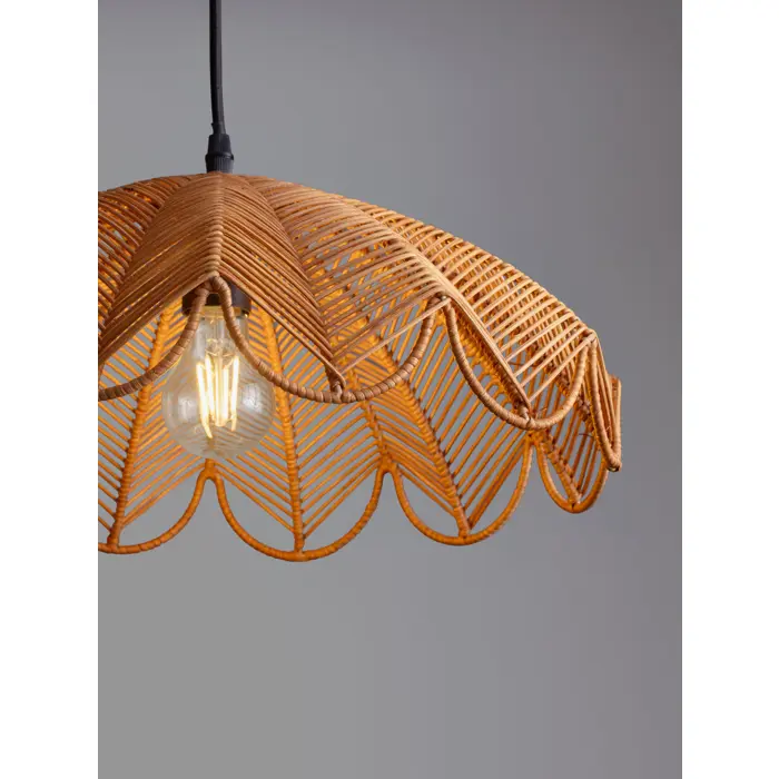 FLARE VISILICA RATAN E27 1X12W IP20