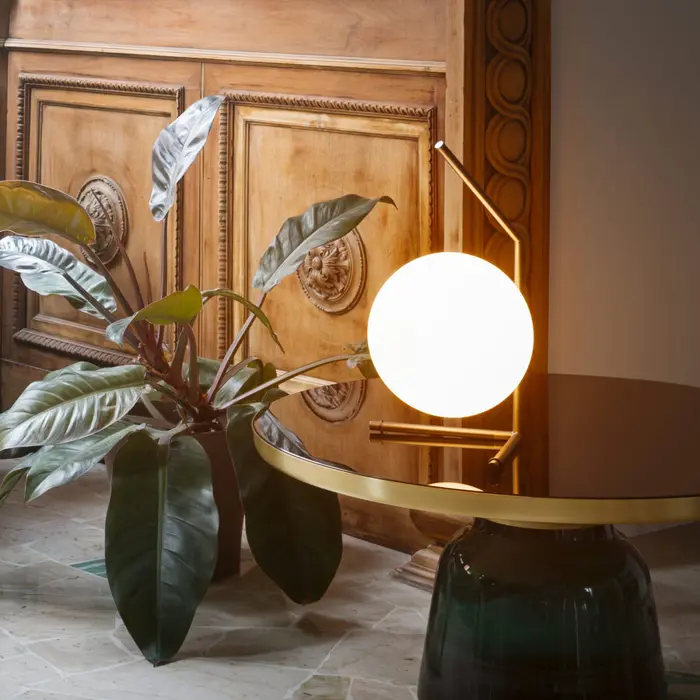 FLOS IC STOLNA LAMPA STARO ZLATO E14 60W