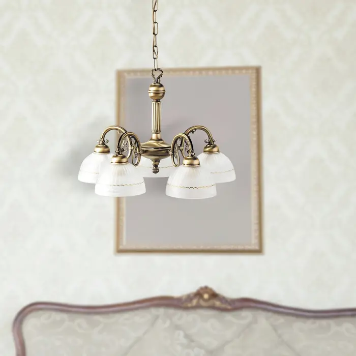 FLOSSI LUSTER E27 5X MAX 40/BRONĆANA/IP20