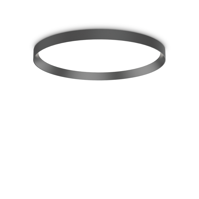 FLY LED PLAFONJERA PL D60 4000K CRNA IP40