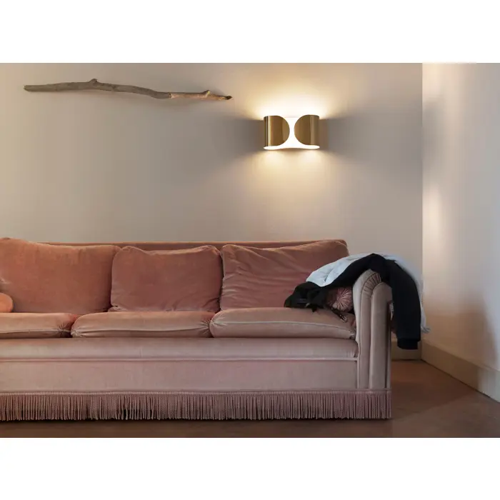 FOGLIO ZIDNA SVJETILJKA E27/100W/220-250V/L.370mm ZLATNA