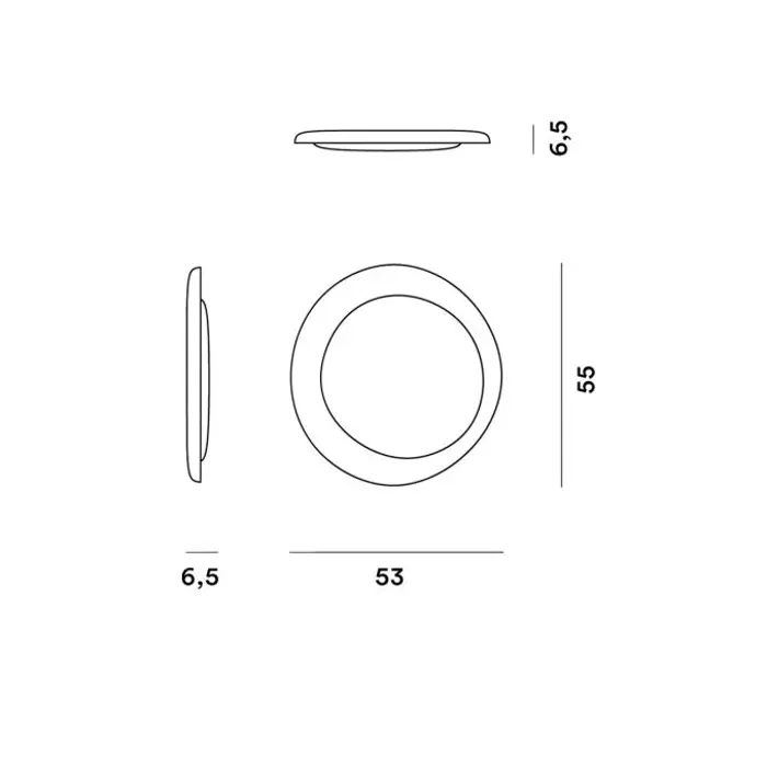 FOSCARINI BAHIA MINI STROPNA SVJETILJKA BIJELA