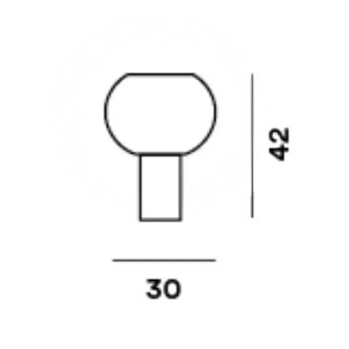 FOSCARINI BUDS 3 STOLNA LAMPA ZELENA