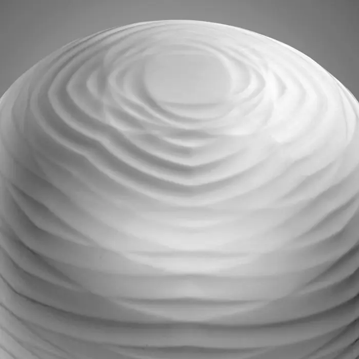 FOSCARINI GEM STAJAĆA LAMPA BIJELA/CRNA