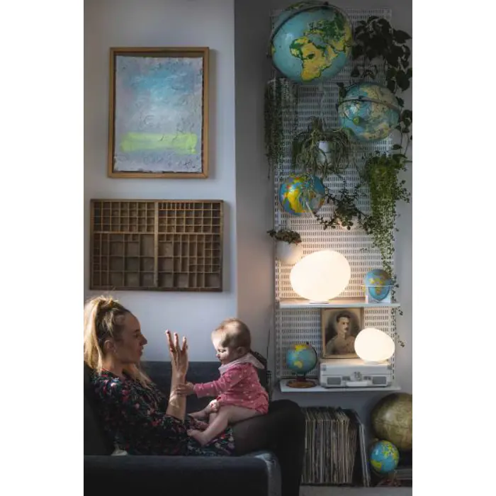 FOSCARINI GREGG STOLNA LAMPA ZLATNO/BIJELA