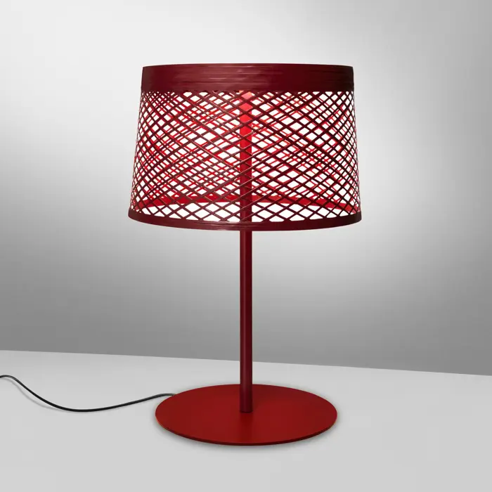 FOSCARINI TWIGGY GRID STOLNA LAMPA GRIMIZNO CRVENA
