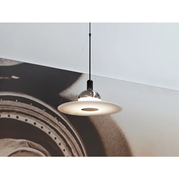 FRISBI VISILICA E27/105W/230V/fi.600mm/CRNA