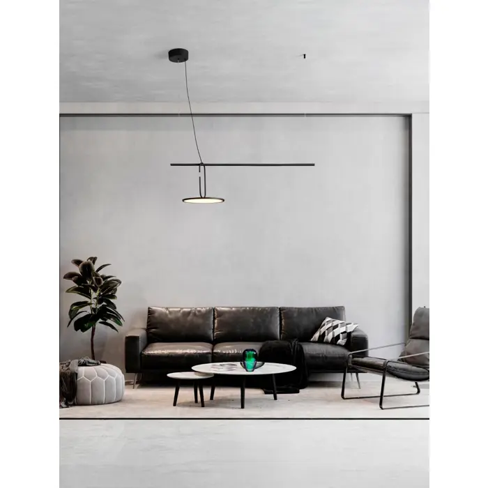 OPI VISILICA LED/3000K/22W/2600Lm/CRNA