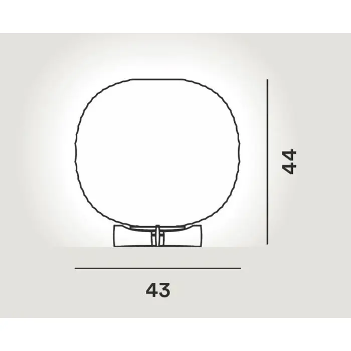 GEM STOLNA SVJETILJKA BIJELA