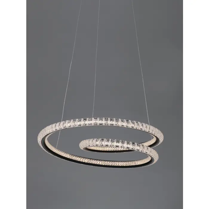 GINEVRA VISILICA LED 45W/3000K/2800lm/DIMM/IP20/CRNA