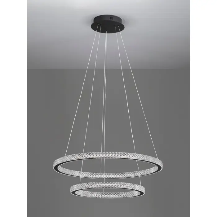 GINEVRA VISILICA LED 54W/3000K/3350lm/DIMM/IP20/CRNA