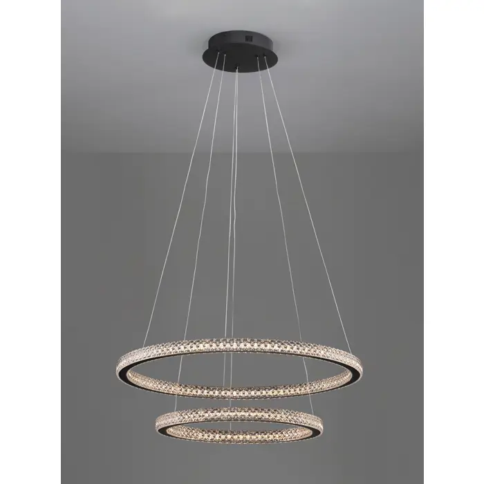 GINEVRA VISILICA LED 54W/3000K/3350lm/DIMM/IP20/CRNA