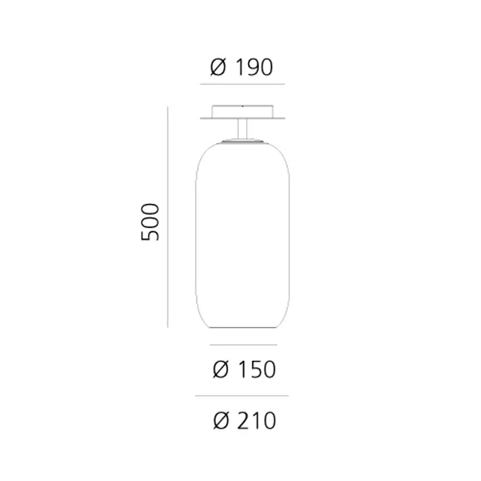 GOPLE STROPNA SVJETILJKA BAKAR E27 17W 903lm