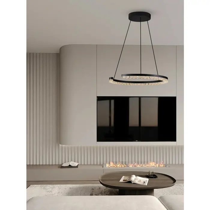 GREAMY LED VISILICA CRNA 21W IP20 3000K TRIAK PRIGUŠLJIVA