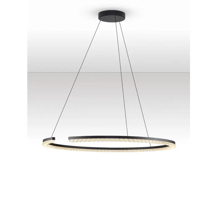 GREAMY LED VISILICA CRNA 43W IP20 3000K TRIAK PRIGUŠLJIVA