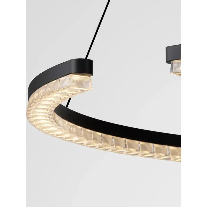 GREAMY LED VISILICA CRNA 43W IP20 3000K TRIAK PRIGUŠLJIVA