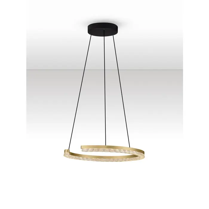 GREAMY LED VISILICA ZLATNA 21W IP20 3000K TRIAK PRIGUŠLJIVA