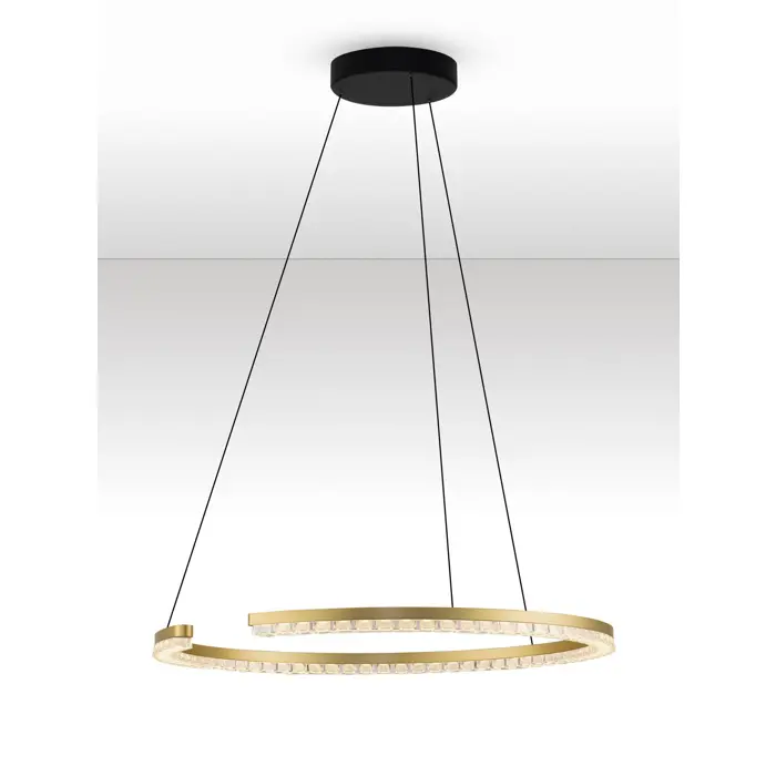 GREAMY LED VISILICA ZLATNA 30W IP20 3000K TRIAK PRIGUŠLJIVA