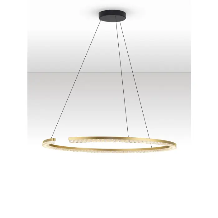 GREAMY LED VISILICA ZLATNA 43W IP20 3000K TRIAK PRIGUŠLJIVA