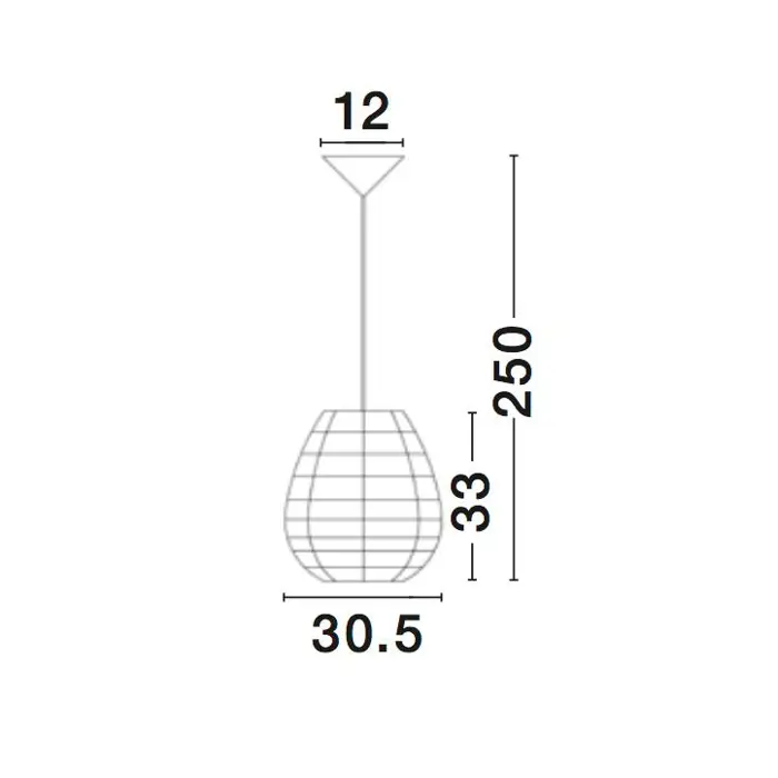 GRIFFIN VISILICA E27 /IP20/SMEĐA