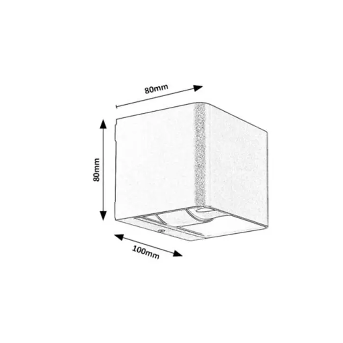 HALLSTATT VANJSKA ZIDNA SVJETILJKA LED 10W/BRAUN/IP54/320lm