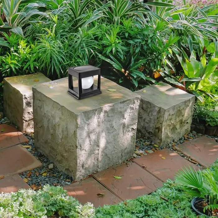 HOLNE Vanjske DEKORATIVNA SVJETILJKA LED 0,3W/CRNA/IP44/6lm