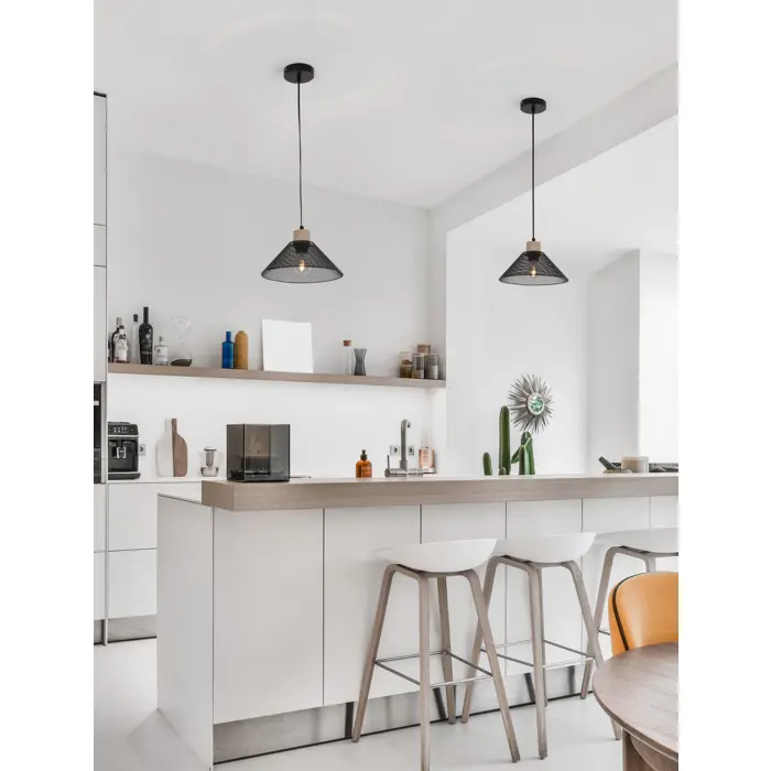 IAN VISILICA E27 /IP20/MATT CRNA