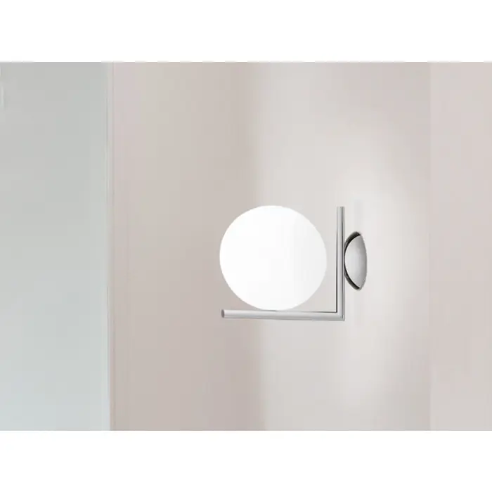 IC 1 STROPNA/ZIDNA SVJETILJKA E14/60W/220-250V/fi.200mm KROM