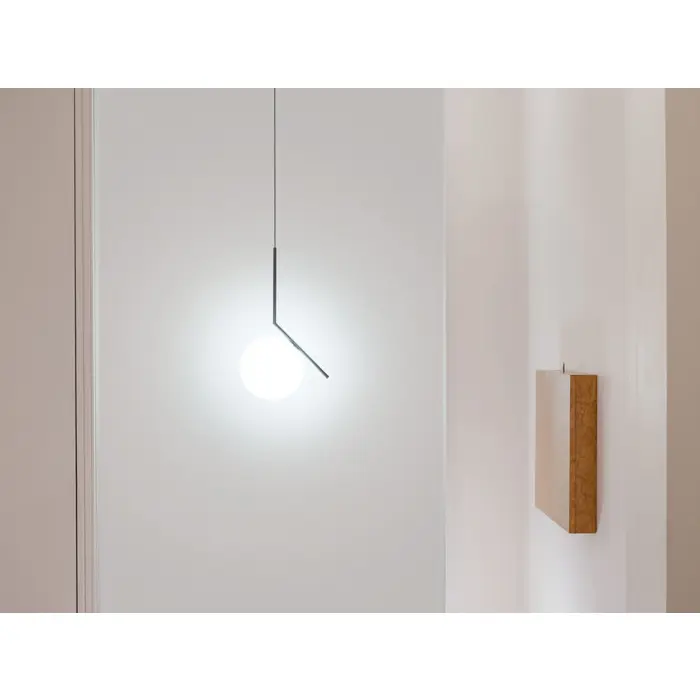 IC LIGHTS 1 VISILICA 1×E14/60W/230V fi.200mm CRNA