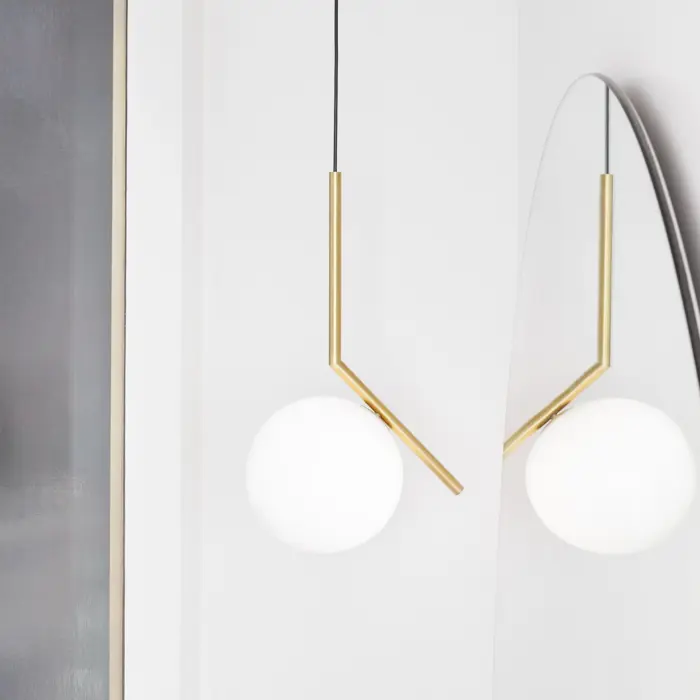 IC LIGHTS 1 VISILICA 1×E14/60W/230V fi.200mm STARO ZLATO