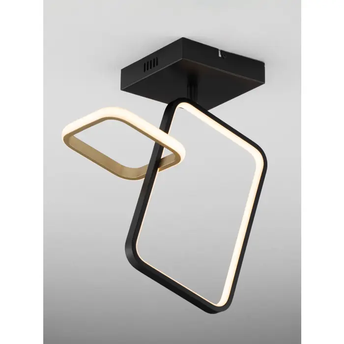 IMAR PLAFONJERA LED/3200K/30W/1261Lm/CRNA
& ZLATNA