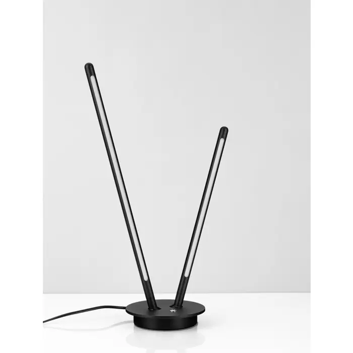 INTEC STOLNA LAMPA LED/3000K/8W/241Lm/CRNA