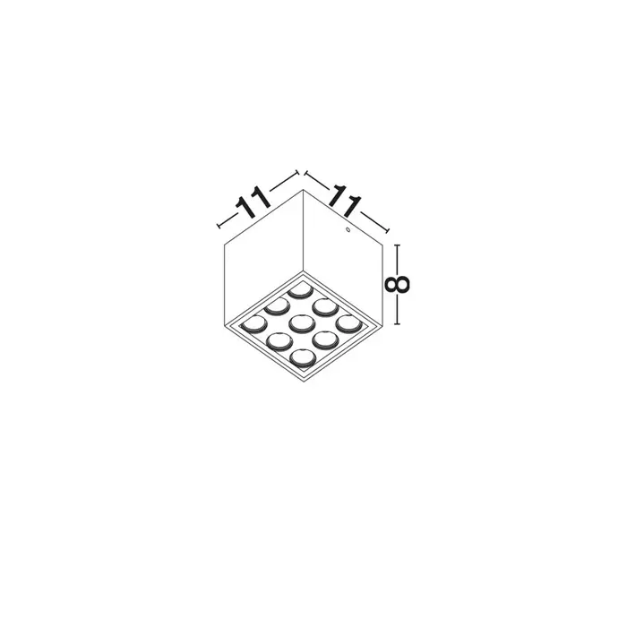 JAX VANJSKA STROPNA SVJETILJKA
LED 17Watt 1463Lm
IP54 3000K ANTRACIT