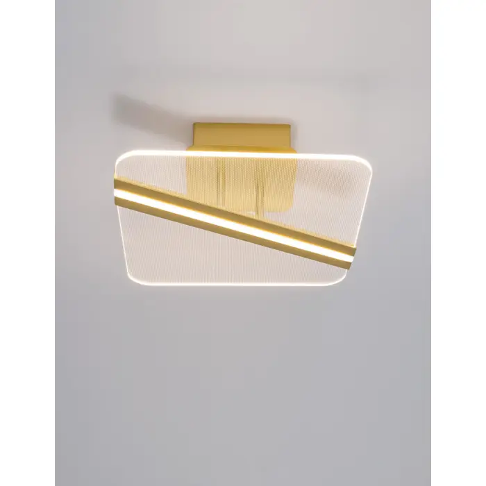 JERTUNA PLAFONSKA SVJETILJKA LED 20W/3000K/1402lm/IP20/ZLATNA