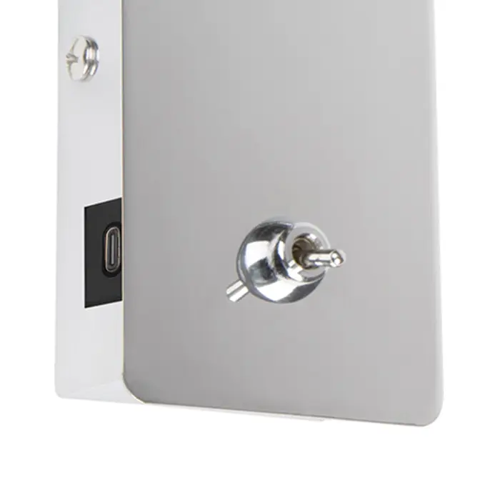 JULIET ZIDNA SVJETILJKA ZA ČITANJE USB C/KROM