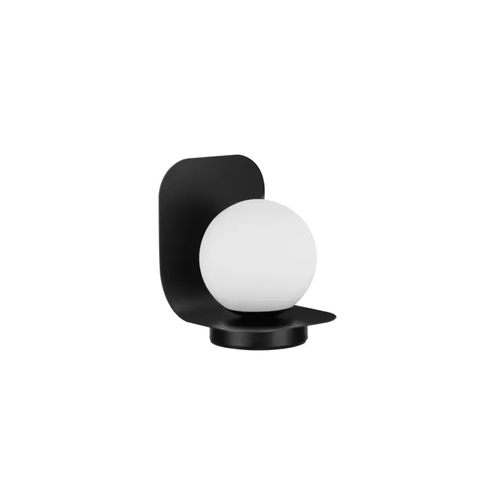 KAMEN STOLNA LAMPA LED E14/5W/CRNA