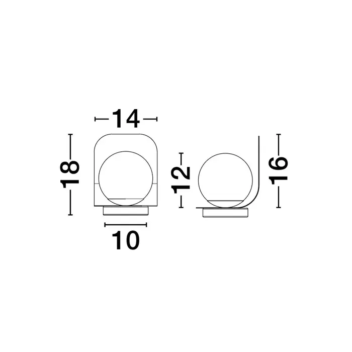 KAMEN STOLNA LAMPA LED E14/5W/NATURAL & BLACK