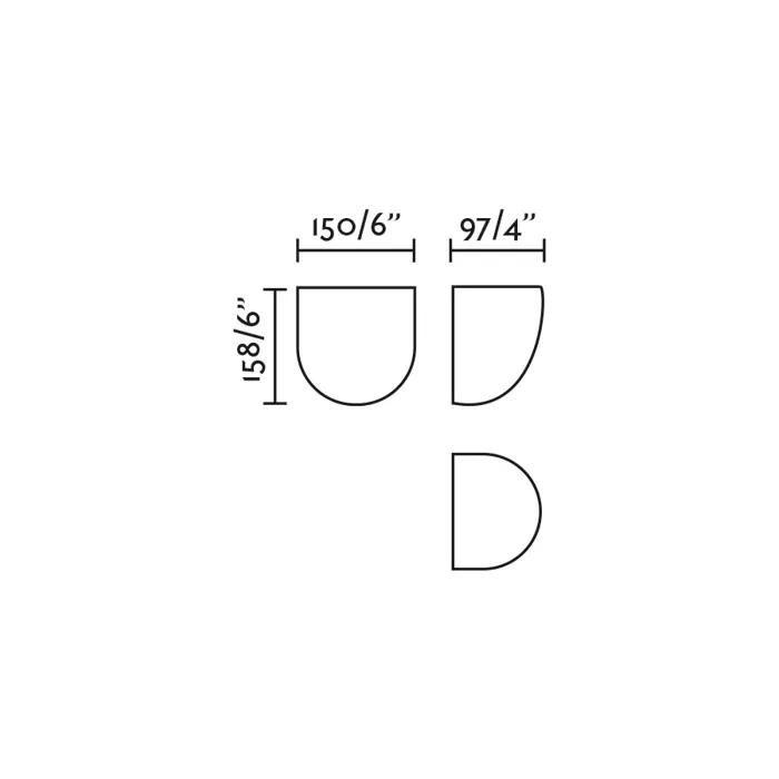KAPPU 158 ZIDNA SVJETILJKA BIJELA 1xE14