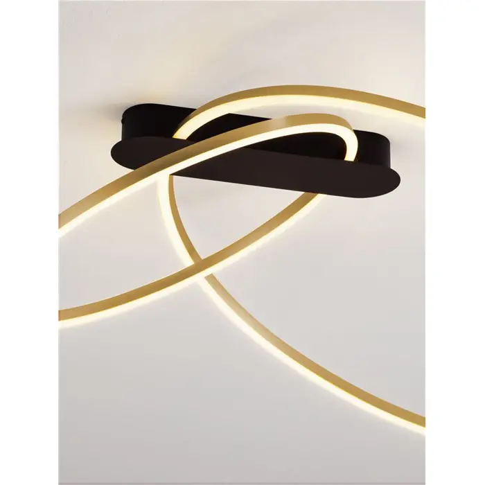 KIKLOS STROPNA SVJETILJKA LED/3000K/42W/2094Lm/ZLATNA