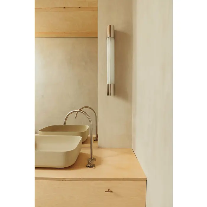 KIVA 600 LED ZIDNA SVJETILJKA ZA KUPAONICU 10W 3000K KROM