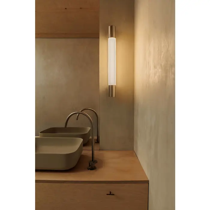 KIVA 600 LED ZIDNA SVJETILJKA ZA KUPAONICU 10W 3000K KROM