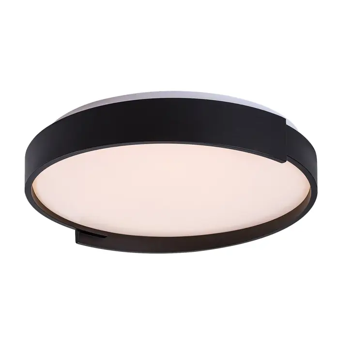 Laleh PLAFONSKA SVJETILJKA LED 24W/CRNA/IP20/1500lm