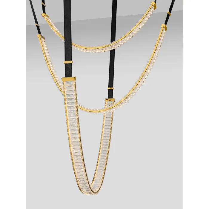 LAZURA LED VISILICA ZLATNA 62W IP20 3000K TRIAK PRIGUŠLJIVA