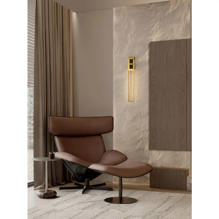 LAZURA ZIDNA LED SVJETILJKA ZLATNA 9W IP20 3000K TRIAK PRIGUŠLJIVA